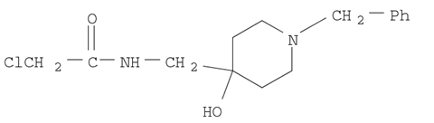 Acetamide, 2-chloro-N-[[4-hydroxy-1-(phenylmethyl)-4-piperidinyl]methyl]-
